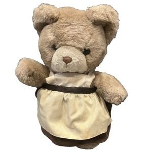 RUSS BERRIE BECKY THE PILGRIM COLONIAL BROWN TEDDY BEAR PLUSH Vintage